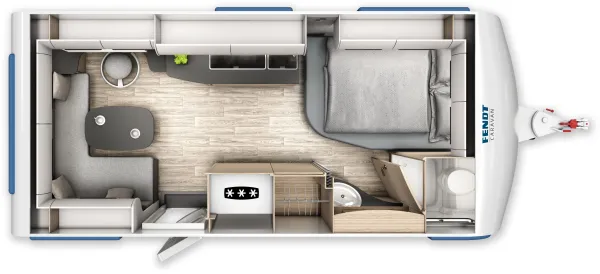 Tagesgrundriss Fendt Apero #connect 495