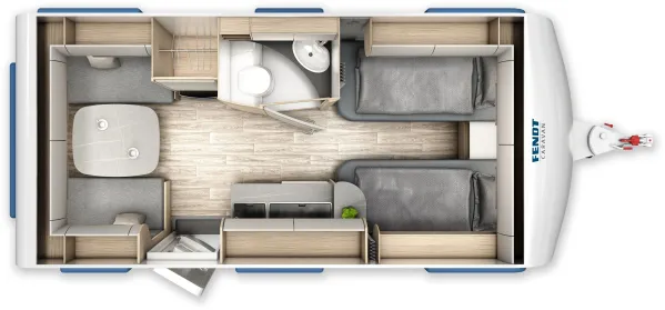 Tagesgrundriss Fendt Bianco Selection 465 TG