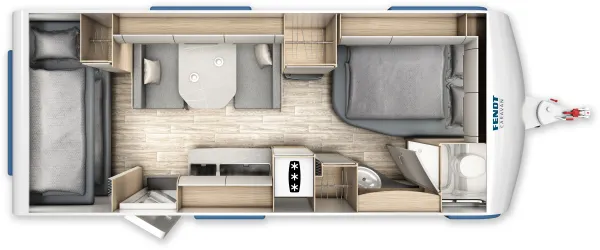Tagesgrundriss Fendt Bianco Selection 550 SKM