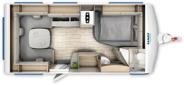 Tagesgrundriss Fendt Bianco Selection 465 SFB Tagesgrundriss Fendt Bianco Selection 465 SFB