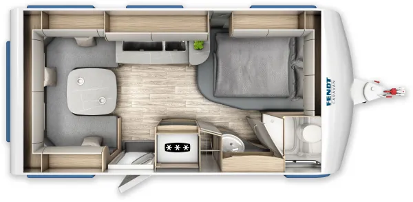 Tagesgrundriss Fendt Bianco Activ 445 SFB Tagesgrundriss Fendt Bianco Activ 445 SFB