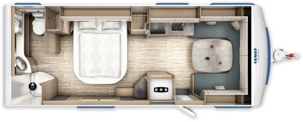 Tagesgrundriss Fendt Tendenza 650 SFD Tagesgrundriss Fendt Tendenza 650 SFD