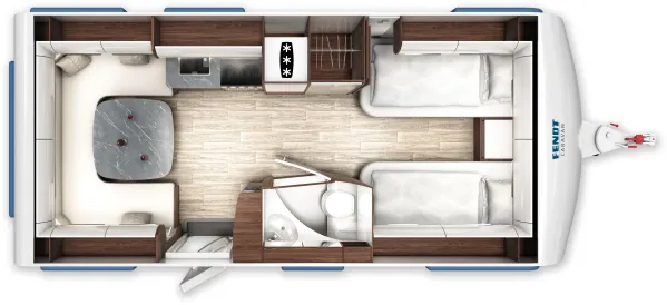 Tagesgrundriss Fendt Diamant 560 SG