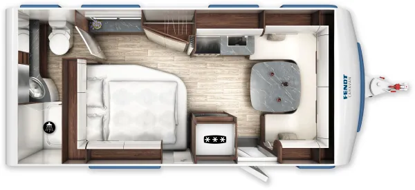 Tagesgrundriss Fendt Diamant 560 FD Tagesgrundriss Fendt Diamant 560 FD