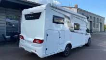 Schräg Hinten Hobby Optima ONTOUR Edition V65 GE TV-SAT Anlage