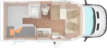 Grundriss Tag Weinsberg CaraLoft Ford 600 MEG ~ 20.000   sparen!