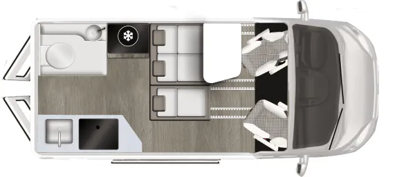 Nachtgrundriss Karmann Mobil Duncan 550