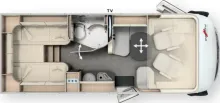 Grundriss Tag Malibu I 430 KB LE Preishammer! Fiat lightweight