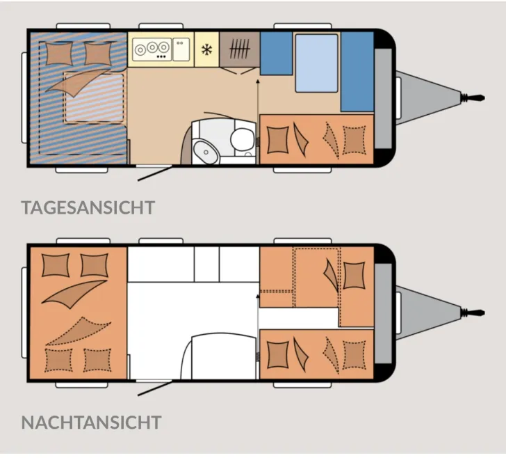 Grundriss Tag Hobby De Luxe 515 UHK
