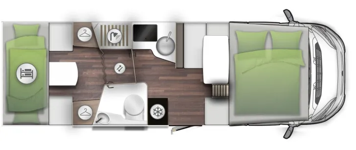 Grundriss Tag Forster A 741 VB 160PS/Automatik/Winter-Paket/Alu/Fahrassistenz-Paket