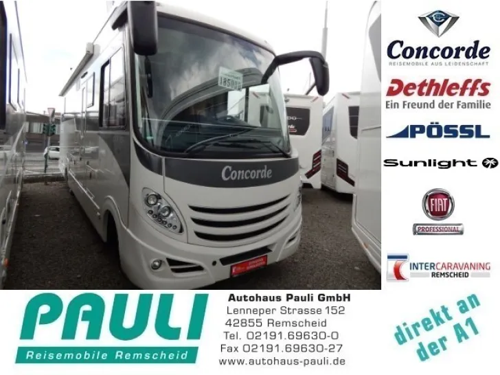 Fahrzeugbild Concorde Carver 844 L EINZELBETTEN+SAT/TV+HUBBETT #1