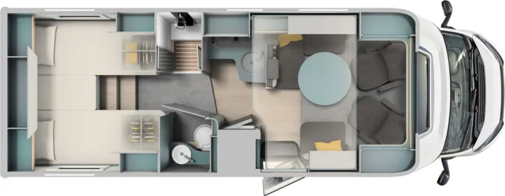 Grundriss Tag Laika Kosmo L 409