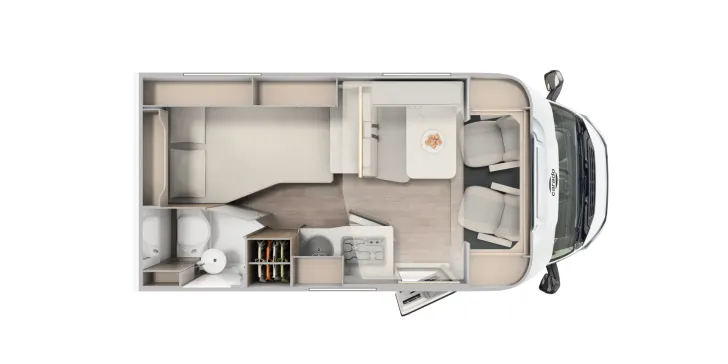 Grundriss Tag Carado T 135 Pro+ Aktionswoche bis 15.11.