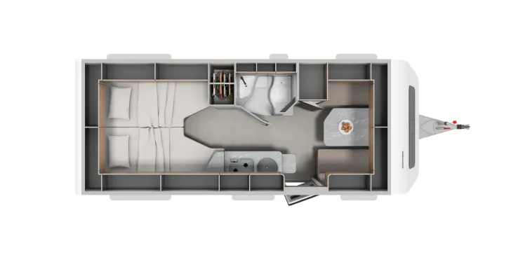 Grundriss Tag Hymer Eriba Feeling 442