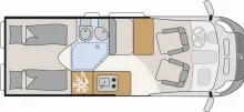 Grundriss Tag Dethleffs Globetrail 640 ER Fiat