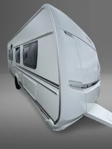 Schräg Vorne Fendt Bianco Selection 515 SG Mover- Klima- Markise