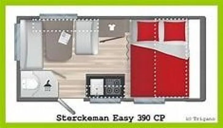 Grundriss Tag Sterckeman Easy 390CP Comfort