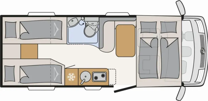 Fahrzeugbild Dethleffs Globebus Active I 4 Combi6E, Fußbodenheizung #2