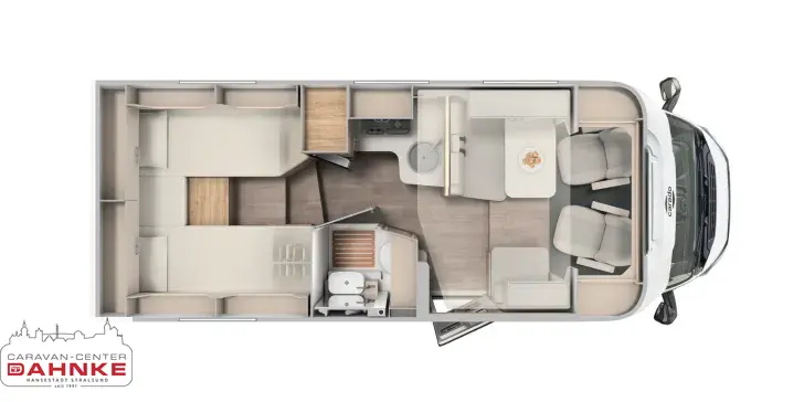 Grundriss Tag Carado T 328 Mod. 26! Automatik!