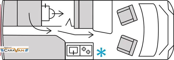 Grundriss Tag Bürstner Habiton HMX 6.0 Allrad 4x4/Autark/Solar
