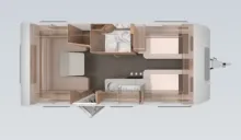 Grundriss Tag Knaus Südwind 500 EU Black Selection 2X Serviceklappen zusätzlich