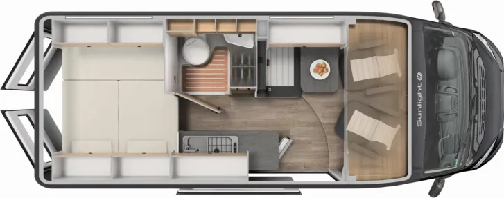 Grundriss Tag Sunlight Adventure Cliff 600 **GÜMA-SONDERPREIS-AKTION**