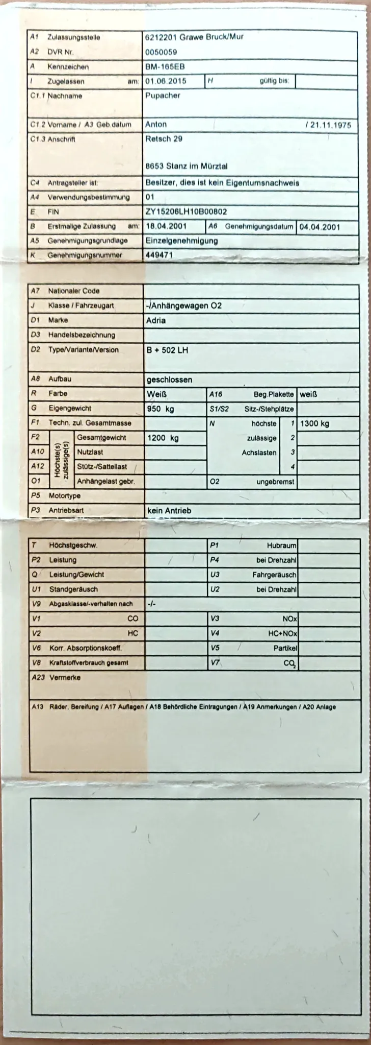 Fahrzeugbild Adria B 360 UH #2