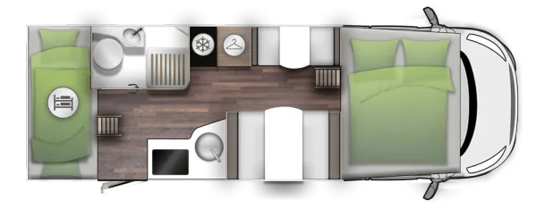 Tagesgrundriss Forster A 699 VB