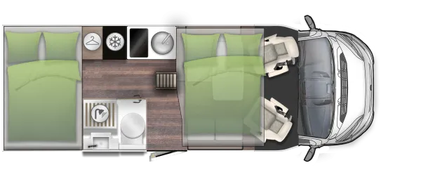 Tagesgrundriss Forster T 699 HB