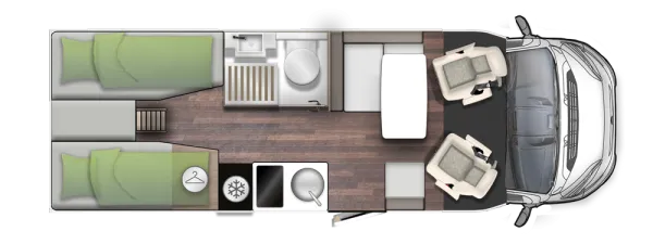 Tagesgrundriss Forster T 699 EB Tagesgrundriss Forster T 699 EB