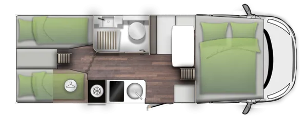 Tagesgrundriss Forster A 699 EB