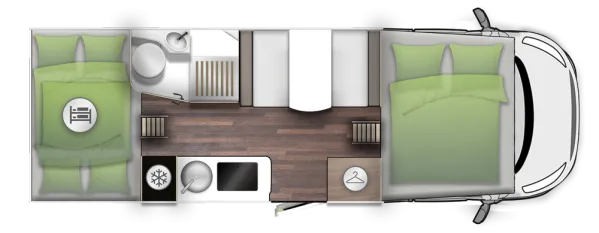 Tagesgrundriss Forster A 699 DVB