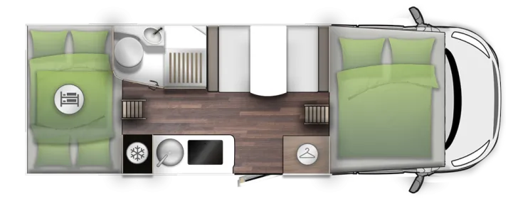 Grundriss Tag Forster A 699 DVB alle - Pakete