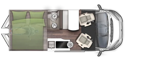 Tagesgrundriss Forster V 599 CB Vantasy