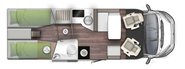 Tagesgrundriss Forster T 745 EB Tagesgrundriss Forster T 745 EB