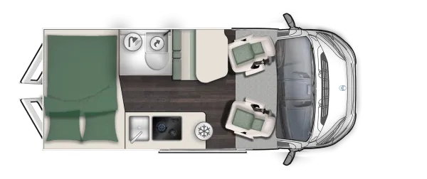 Tagesgrundriss Forster V 541 HBL Livin' Up Pro