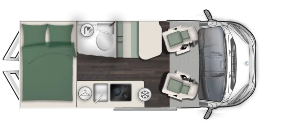 Tagesgrundriss Forster V 599 HBL Livin' Up Pro