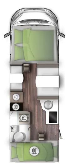 Grundriss Tag Forster A 699 VB - TV/ Markise