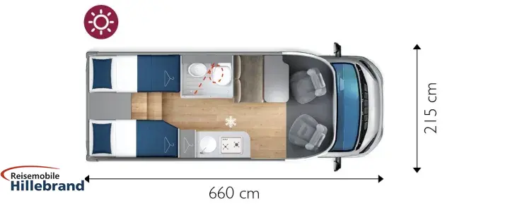 Grundriss Tag GIOTTILINE Compact CX66 Premiere Edition,AT,P-Security