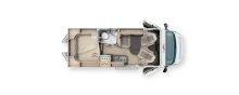 Grundriss Tag Malibu Van Comfort 600 DB 2026 Listenpreis: 90.270€