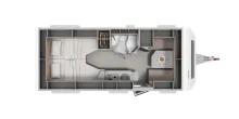 Grundriss Tag Hymer Eriba Novaline 442
