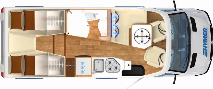 Fahrzeugbild Hymer B-Klasse MC T BlackLine 580 Solar+160Ah Lithium #2