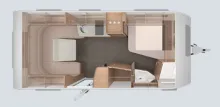 Grundriss Tag Knaus Südwind 500 FU Black Selection Sofort Verfügbar!