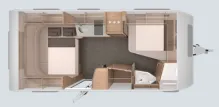 Grundriss Nacht Knaus Südwind 500 FU Black Selection Sofort Verfügbar!