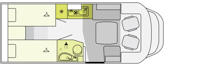 Grundriss Tag Etrusco T 6.9 SBC Modell T-Base