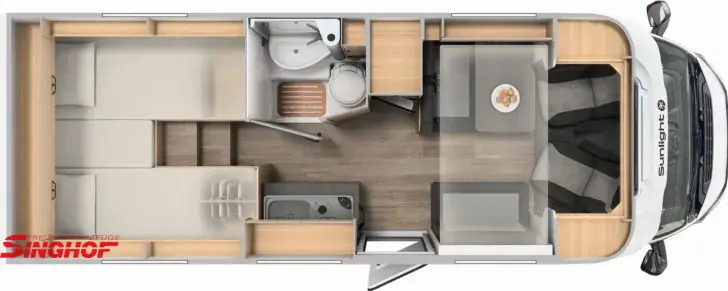 Grundriss Tag Sunlight Adventure V 67S IC-Line - READY TO CAMP