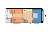 Grundriss Tag Hobby Prestige 560 WLU Modell 2026