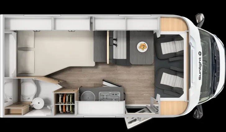 Grundriss Tag Sunlight T 58 Automatik