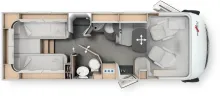Grundriss Tag Malibu I 470 RB-LE "K" comfort 4.2t