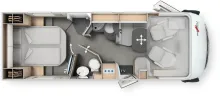 Grundriss Tag Malibu I 480 RB-QB „K“ comfort 4.2t 180PS Auto.-2328 ohne Hubbett